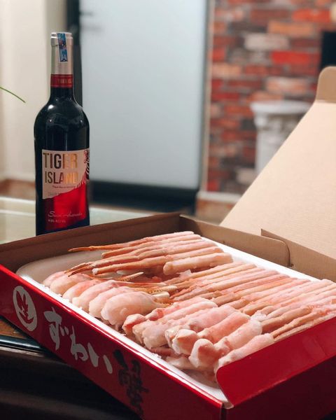 chân cua tuyết tách vỏ